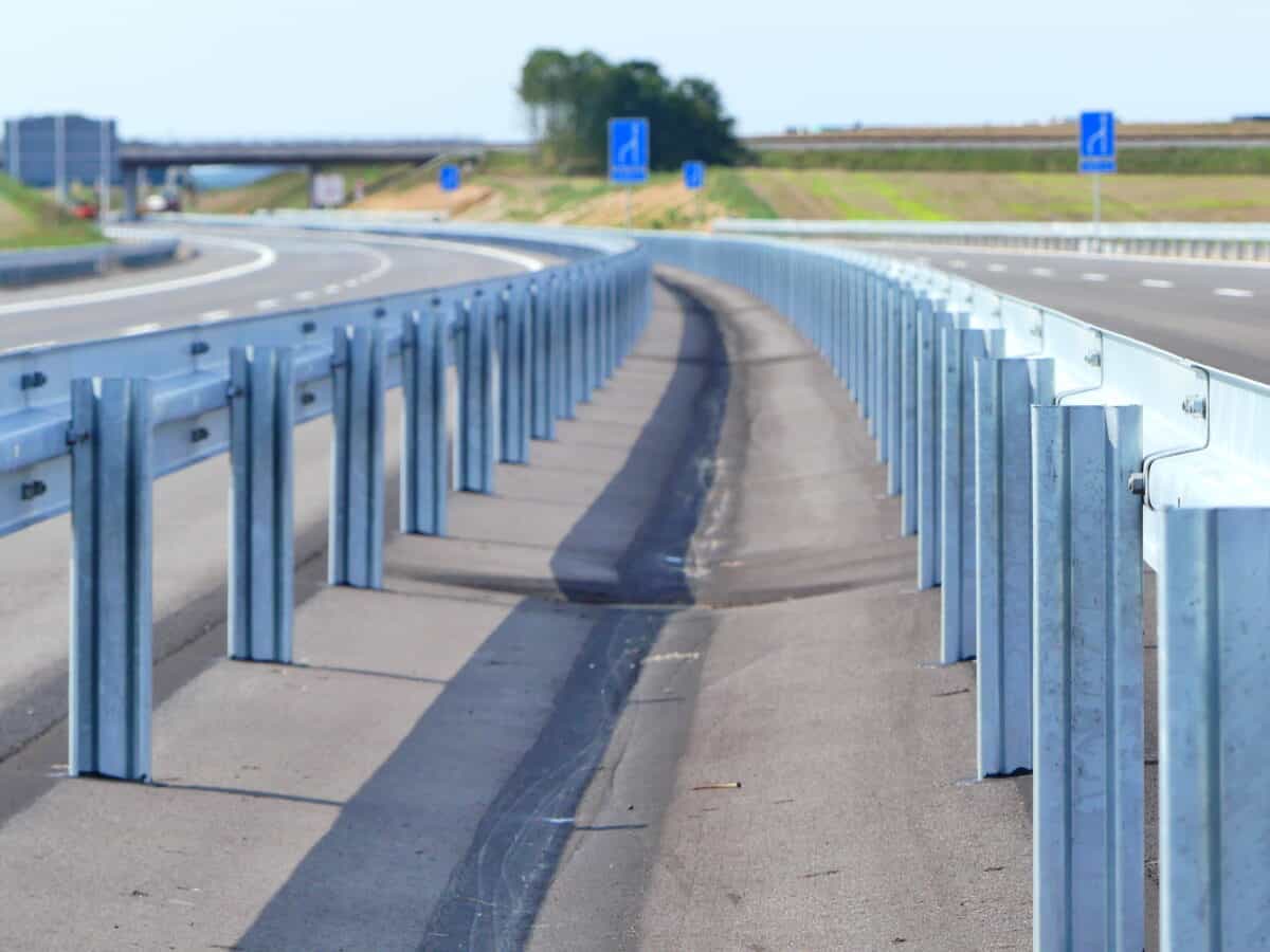 DAV NORDIC autoværn på Holstebromotorvejen