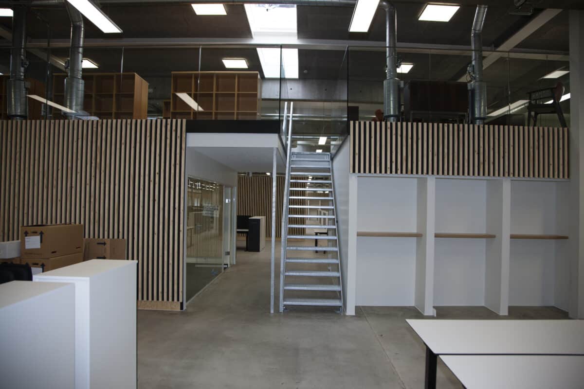 Ståltrappe på SPX lager i Silkeborg