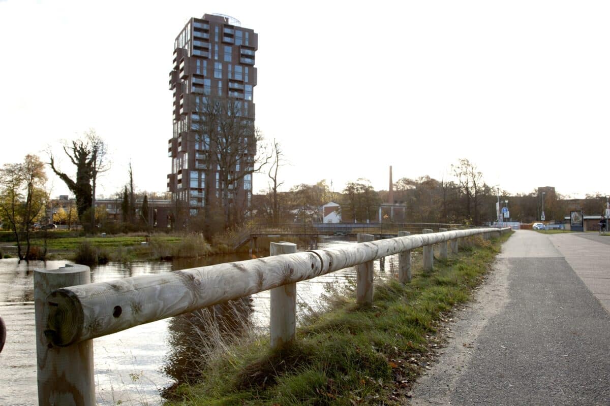Træautoværn i Silkeborg