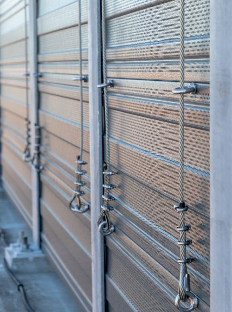 DAV NORDIC støjskærm med Bud-Masz kassetter