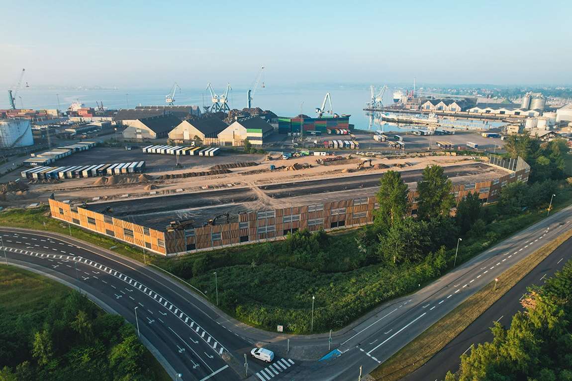 Bullerskärm i Fredericia Danmark